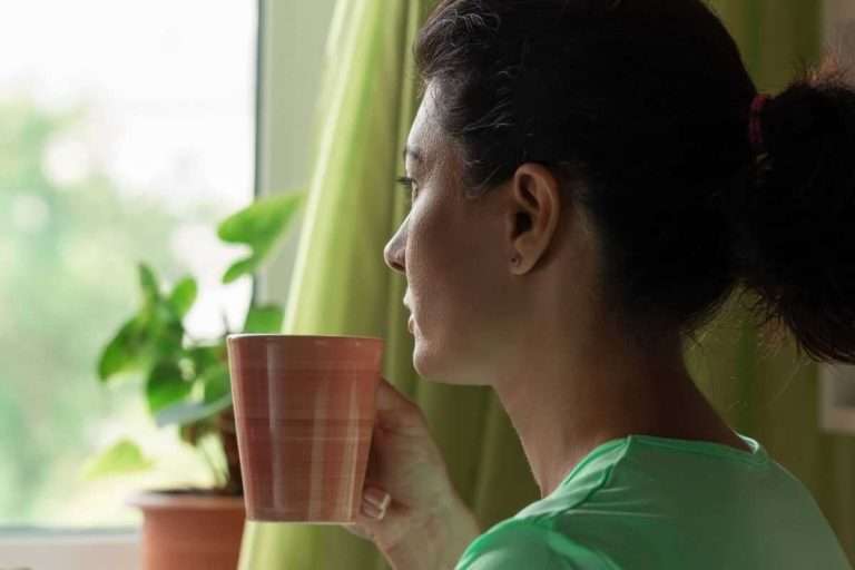 Woman with stress
