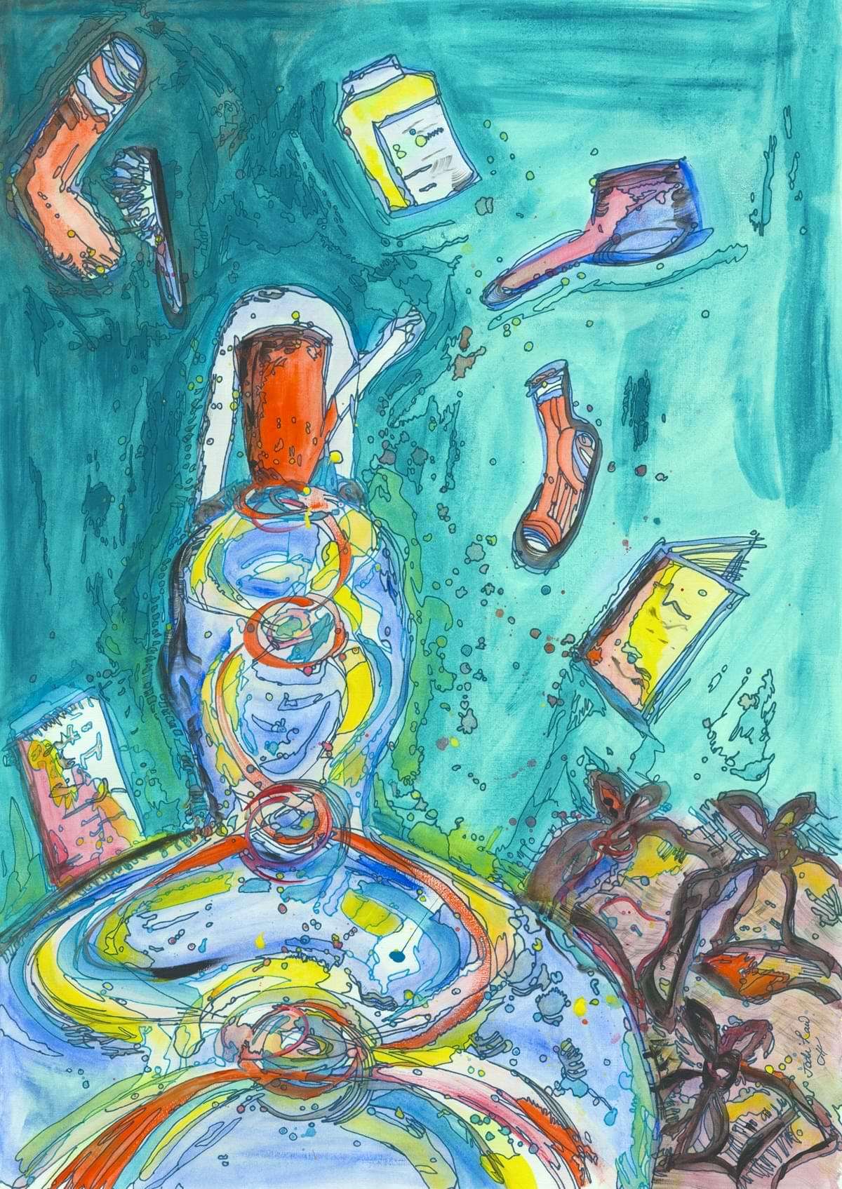 Clearing The Chakras Painting