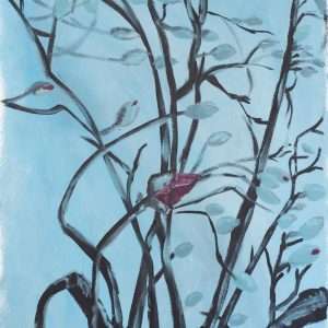 Magnolia in Early Spring Painting